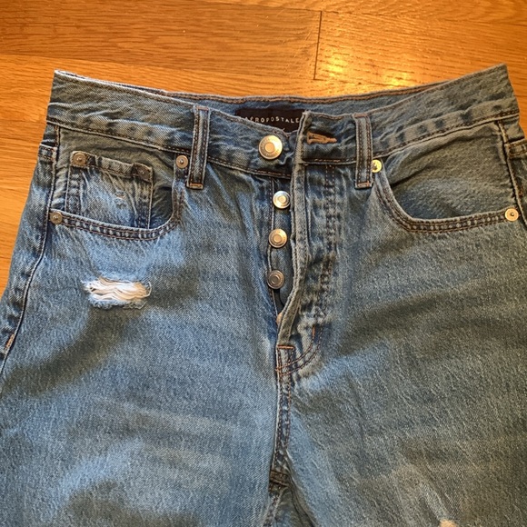 AERO 90's Baggy Jean non-stretch - Button Fly - Medium wash - Picture 4 of 5